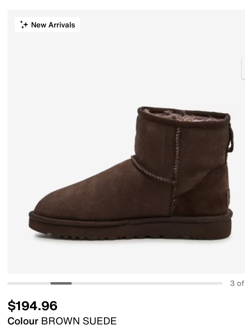 UGG Classic Mini II Ankle Boot - Chestnut Brown